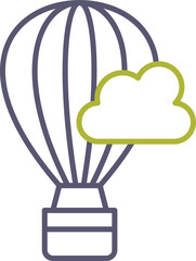 Hot Air Baloon Icon