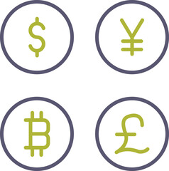 Currency Symbols Icon