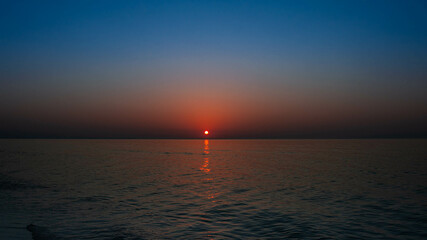 Fototapeta Zachód słońca nad Bałtykiem  obraz