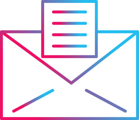 Email Documents Vector Icon