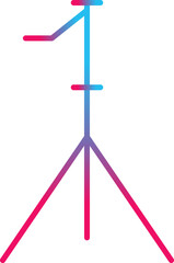 Unique Stand Vector Icon