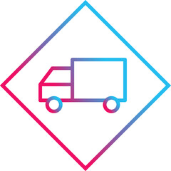 Dangerous Vehicle Vector Icon