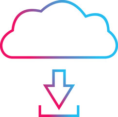 Download from Cloud Icon