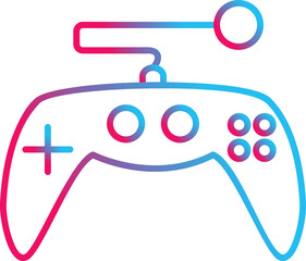 Unique Gaming Control Vector Icon