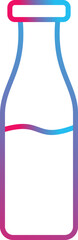 Obraz premium Milk Bottle Vector Icon