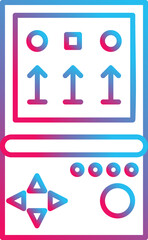 Unique Brick Game Vector Icon