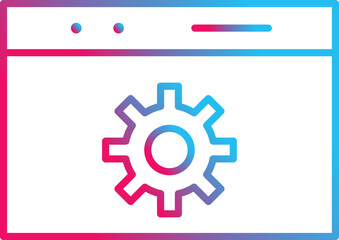 Unique Web Optimization Vector Icon