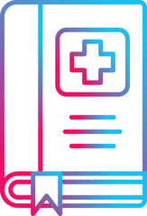 Obraz premium Medical Book Icon