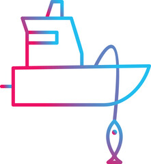 Fishing Boat Icon
