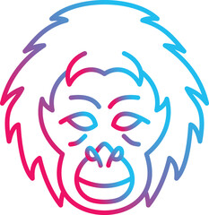Orangutan Icon