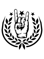 Heavy Metal Lorbeerkranz Logo 