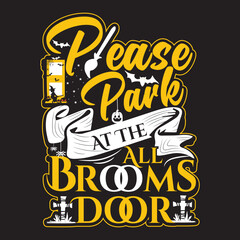 Happy Halloween t shirt design with Halloween elements or Hand drawn Halloween typography design