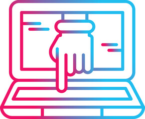 Computer Hacking Icon