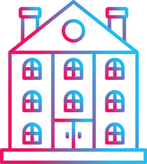 Fototapeta premium Mansion Icon