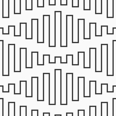 Abstract seamless vector pattern. Zigzag lines. Geometric texture. Geometric pattern. Black and white simple background.