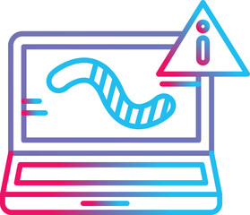Fototapeta premium Worm Icon
