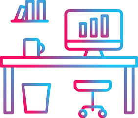 Office Desk Icon
