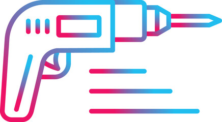 Fototapeta premium Drill Icon