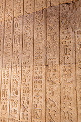 Fototapeta na wymiar Temple of Dendera in Qena, Egypt