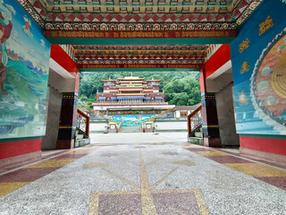17 June 2022, Gangtok, Sikkim, Ranka (Lingdum or Pal Zurmang Kagyud), Golden Temple, Monastery in...