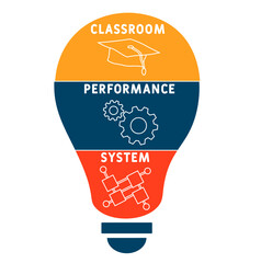 CPS  - Classroom Performance System acronym. business concept background.  vector illustration concept with keywords and icons. lettering illustration with icons for web banner, flyer, landing pag