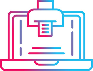 Obraz premium Print Icon