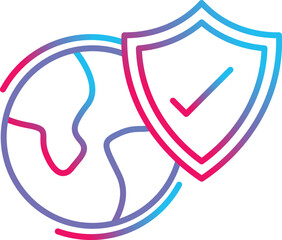 Worldwide Security Icon