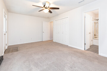 light and airy empty room