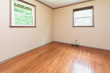 light and airy empty room