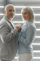 silhouette of a man and a woman