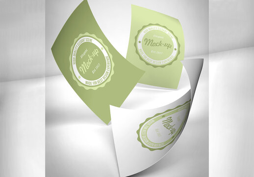 Flyer and Poster Mock-Up Scene