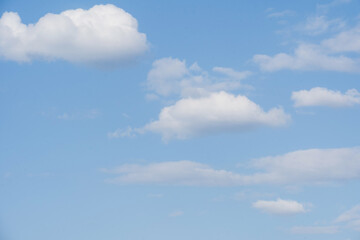 blue sky with white clouds