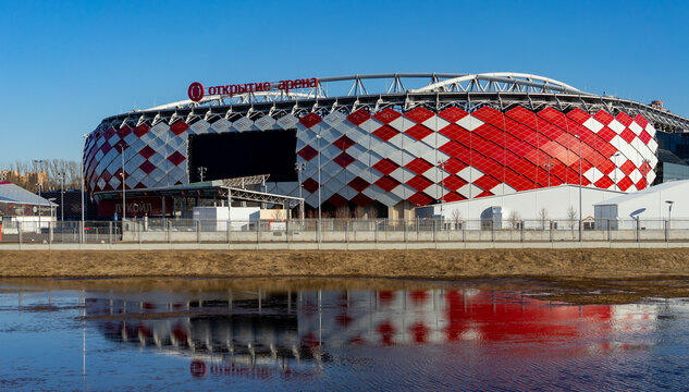 Spartak Stadium (Otkritie Arena) in Moscow – Stock Editorial Photo