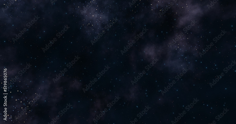 Wall mural nebula background. galaxy in the universe. 3d rendering.