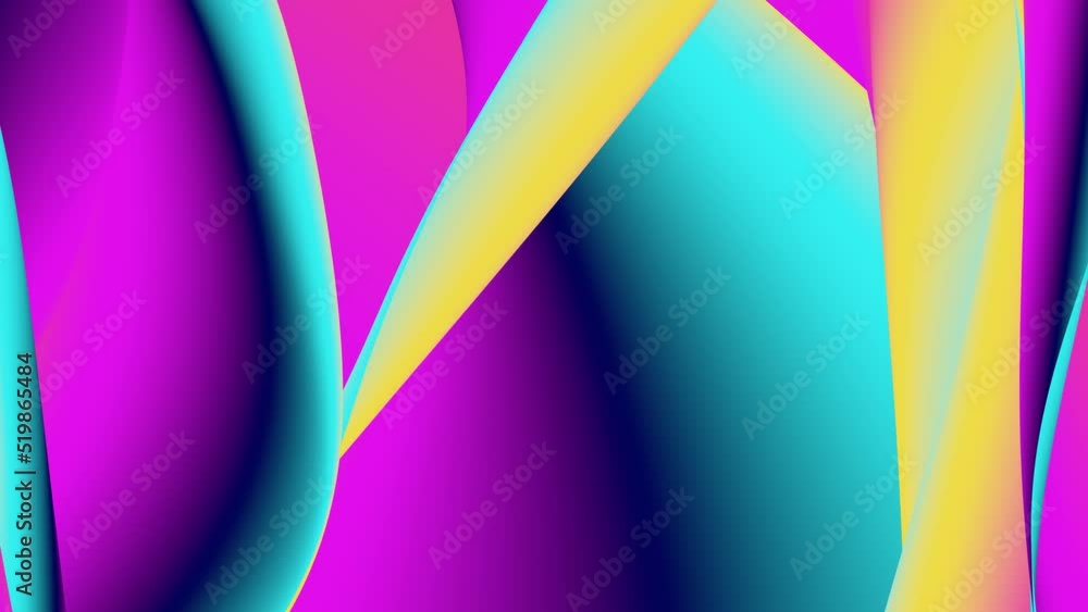 Canvas Prints looped animation. abstract colorful wavy background in bright rainbow colors. modern colorful wallpa