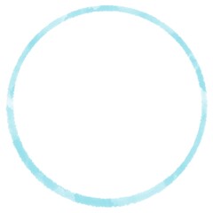 Blue Circle Frame