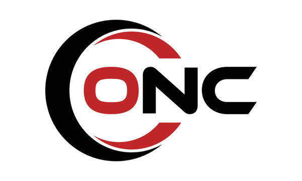 ONC swoosh three letter logo design vector template | monogram logo | abstract logo | wordmark logo | letter mark logo | business logo | brand logo | flat logo | minimalist logo | text | word | symbol