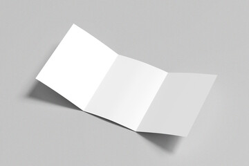 A4 Trifold Brochure Mockup