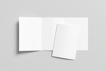 A4 Trifold Brochure Mockup