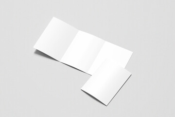 A4 Trifold Brochure Mockup