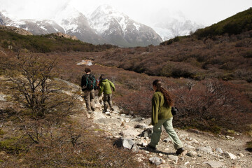 Hiking at El Chalten, Patagonia, Argentina