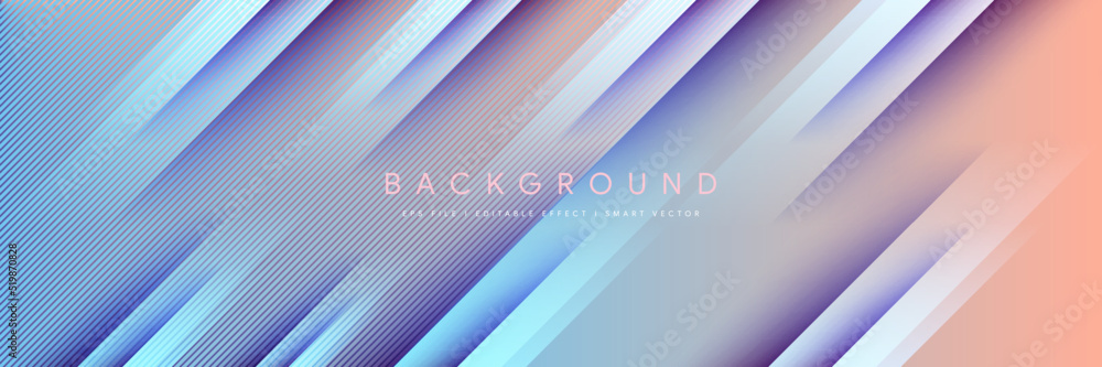 Poster abstract geometric gradient design combination background. minimal creative color composition landin