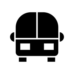 bus icon or logo isolated sign symbol vector illustration - high quality black style vector icons
