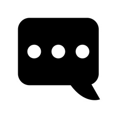comment icon or logo isolated sign symbol vector illustration - high quality black style vector icons
