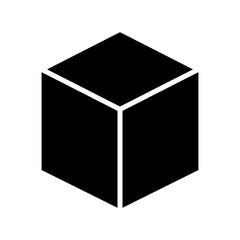 cube icon or logo isolated sign symbol vector illustration - high quality black style vector icons

