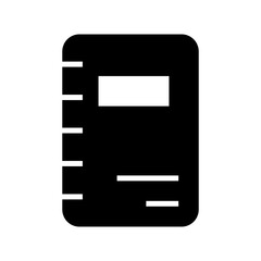 Fototapeta premium diary icon or logo isolated sign symbol vector illustration - high quality black style vector icons 