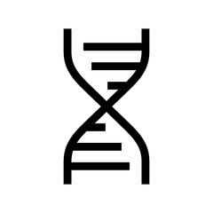 dna icon or logo isolated sign symbol vector illustration - high quality black style vector icons
