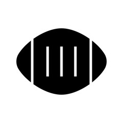 Ball American Football icon or logo isolated sign symbol vector illustration - high quality black style vector icons
