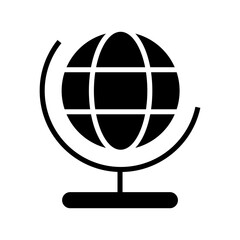 globe icon or logo isolated sign symbol vector illustration - high quality black style vector icons
