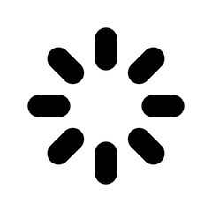 loader icon or logo isolated sign symbol vector illustration - high quality black style vector icons
